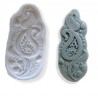 lace Mold, Silicone Mold for Fondant, border pattern  Baroque Style,