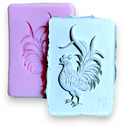 Cock Silicone Mold Chicken Fondant Molds Wax Resin Clay Candy Chocolat