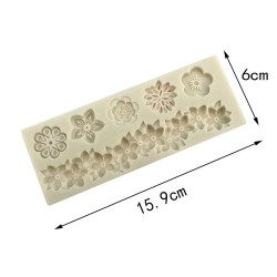 Flowers A Variety of Fondant Silicone Mold DIY Cake Circumference Flow