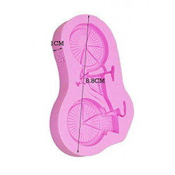 Bicycle Shaped silicone mold for confectionery chocolate fondant cake