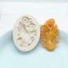 Victoria Holding Flowers Silicone Fondant Mold for Baking Candy Clay C