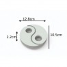 Yin yang Candle Holder Silicon Mold, Yin yang Candle Holder Making, Yi