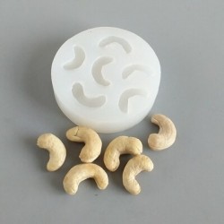 Cashew Nut Mold kaju dryfruit Silicone Mold Flexible and Reusable Sili