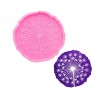 Super Shiny 12*0.9cm Dandelion Coaster Resin Molds - Epoxy Silicone Mo