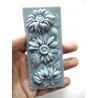 sunflower frame home door decoration border pattern silicone mold