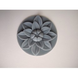 round flower cake decoration frame pattern silicone mold resin clay cr