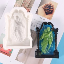 valentine Handmade candle Soap Mould Couple Angel Arch Door Shaped Per