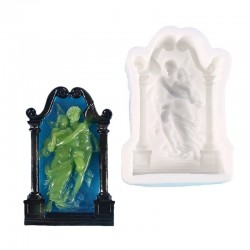 valentine Handmade candle Soap Mould Couple Angel Arch Door Shaped Per