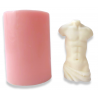 3D Body Mold, male body mold, Candle Mold, Torso candle mold, men body