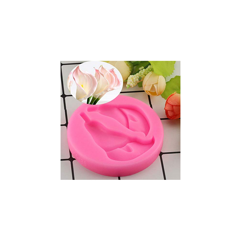 Calla Lily Silicone Molds Flower Petal Polymer Clay Resin Mould DIY Ca