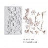 Plum Blossom Flower rose  Fondant Cake Silicone Mold Birthday Wedding