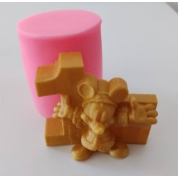 3d mickey mouse silicone mould