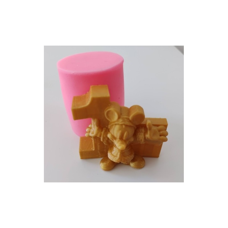 3d mickey mouse silicone mould