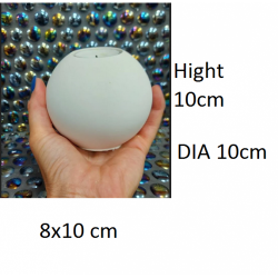 sphere tealight holder silicone mould, plaster mould, candle mould.