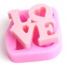 valentine LOVE Letter Silicone Mold-3D Love Heart Mold-Letter Fondant
