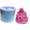 3D Laughing Buddha Soap -Chocolate candle  -Silicone Soap Mould-- Resi