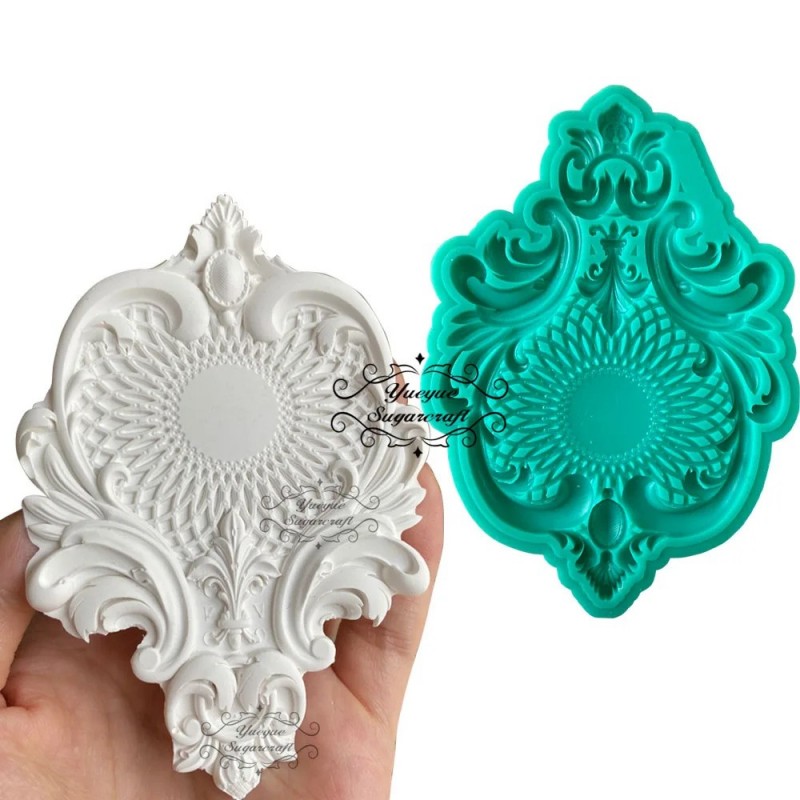 Flower Silicone Epoxy Resin Mould cake mold fondant molds cake decorat