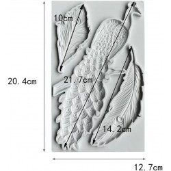 Peacock Silicone Cake Mold Fondant molds Cake Decorating Tools Chocola