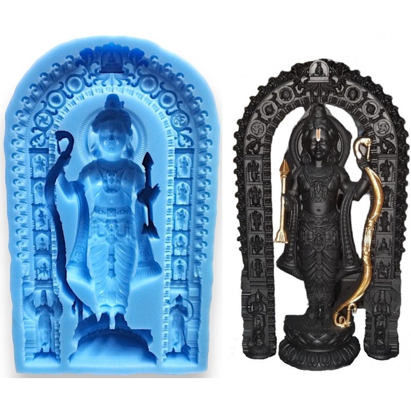 Ram Lalla Silicone Mold ayodhya pran partishtha 10 Avtar ram Temple R