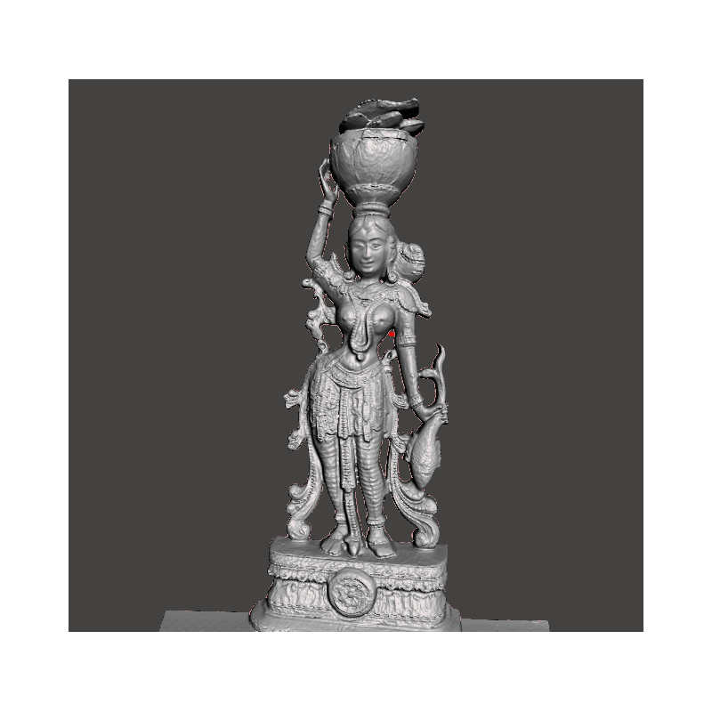 Make to order - Indian temple sculpture fish selling woman
