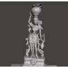 Make to order - Indian temple sculpture fish selling woman