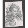 Make to order - Buddha face burst scenary