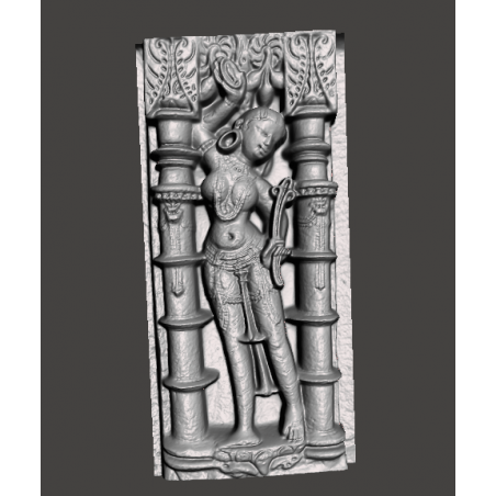 Make to order - Apsara temple devi engraving