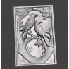 Make to order - Birds scenary carving