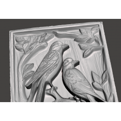 Make to order - Birds scenary carving