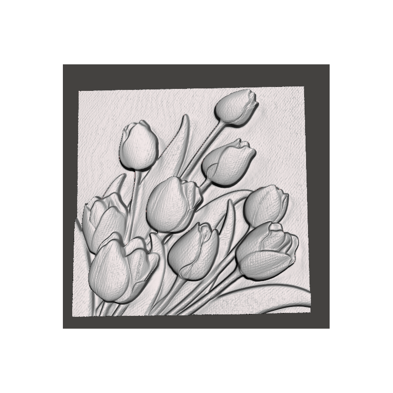 Make to order - Tulips flowers carvings