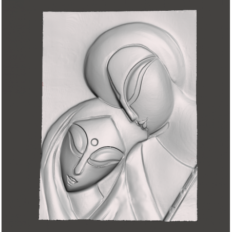 Make to order - Radha Krishna abstract engraving