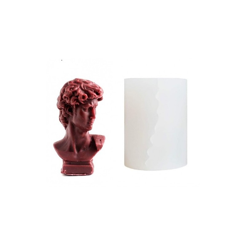 David figure  silicone candle mold /plaster mold/Diy candle mold candl