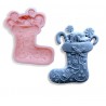 Socks Shoe Christmas Silicone Fondant sugarcraft Chocolate Baking Moul