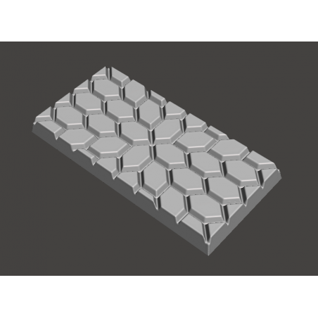 Custom Chocolate bar tablet hexagon flower pyramid design
