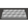 Custom Chocolate bar tablet Cubic design