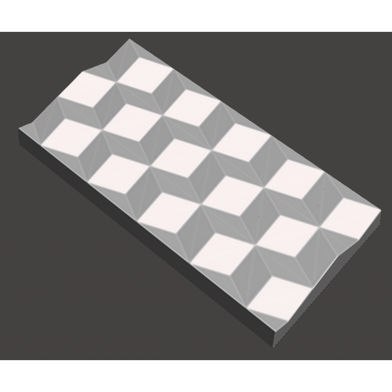 Custom Chocolate bar tablet Cubic design Custom Chocolate bar tablet Cubic design
