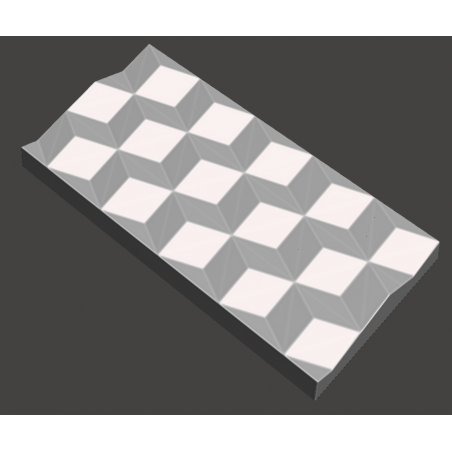 Custom Chocolate bar tablet Cubic design