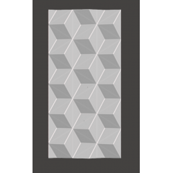 Custom Chocolate bar tablet Cubic design