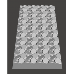 Custom Chocolate bar tablet Fish scale rotate design