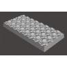 Custom Chocolate bar tablet Fish scale rotate design
