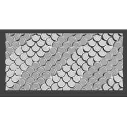 Custom Chocolate bar tablet Fish scale sequins design