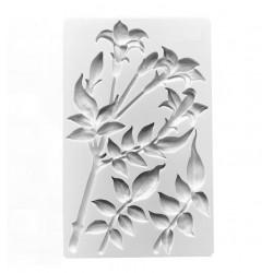 Floral flower pattern valley Reusable Silicone Mold