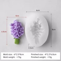 Flower bunch bokeh Reusable Silicone Mold