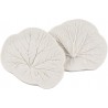 2 pcs Leaf pattern emboss and deboss Reusable Silicone Mold