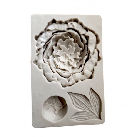 Peony large flower floral design reusable silicone mold