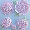 Peony large flower floral design reusable silicone mold