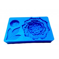 Peony large flower floral design reusable silicone mold