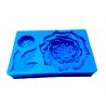 Peony large flower floral design reusable silicone mold