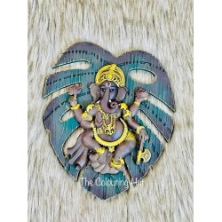 Ganapati Shri Ganesh God Hindu Bhagwan pattern silicone mold