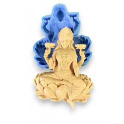 Hindu Goddess ashtalakshmi Antique Finish Mould  Lakshmi Idol Diwali P